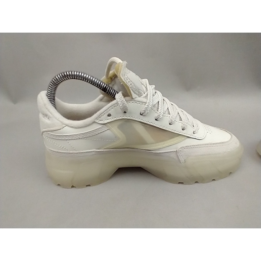 Reebok Club C Cardi B‎ Sneakers Shoes Chalk White H01012 Women's 7 Designer - Picture 9 of 10